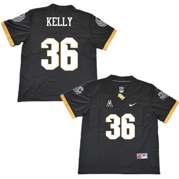 Men #36 Josh Kelly UCF Knights College Football Jerseys Sale-Black